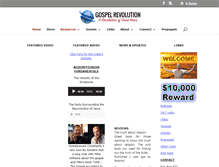 Tablet Screenshot of gospelrevolution.com