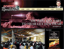 Tablet Screenshot of gospelrevolution.org